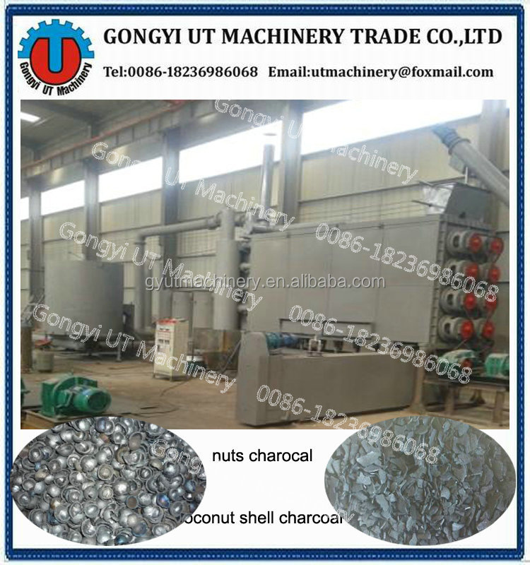 Super Bio-char Wood Biomass Charcoal Carbonization Making Furnace from Gongyi UT Machinery