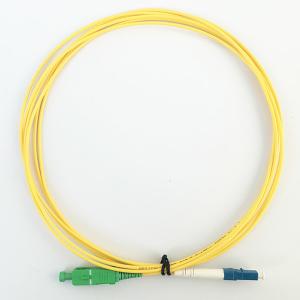 Quality Fiber optical patch cord SC/APC - LC/UPC simplex 2.0mm single mode G657A1 LSZH cable wholesale