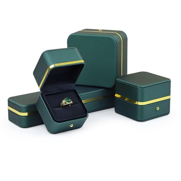 PU Material Jewelry Packaging Box For Rings Earrings Bracelets And Necklaces 0