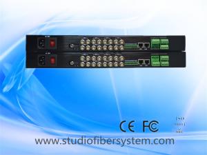 Quality 8CH Multifunctional 3g/hdsdi to fiber converter for sdi&amp;ethernet&amp;bidi rs485&amp;bidi audio over sm fiber to 80km wholesale