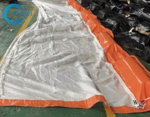 Quality UV Resistant PVC Silt Screen With Tensile Strength Of 60 - 130KN/M wholesale