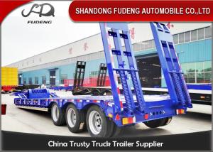 Quality Gooseneck semi lowbed trailer for sale 50 ton excavator transportation wholesale