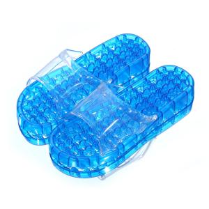 Quality Clear Jelly Womens Flatform Sandals , Lucite Transparent Foot Massage Slippers wholesale