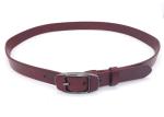 1-1/8“ Width Ladies Leather Waist Belt For Dresses And Buckle With Leather
