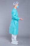 GB15979-2002 Long Sleeve Rib Cuff SMS Surgical Disposable Gowns