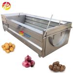 Commercial Onion Cassava Turmeric Radish Taro Potato Washing and Peeling Machine