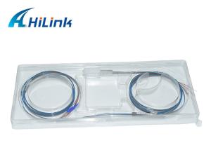 Quality Steel Tube Low Loss Splitter Optical Fiber 2X16 900μm LC / APC PLC Optical Splitter High Stability wholesale