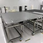 Oil Stain Proof Honeycomb Working Table Stainless Steel 800x900mm