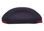 Dark Purple Well Shaped Zipper Sports Sunglasses Case