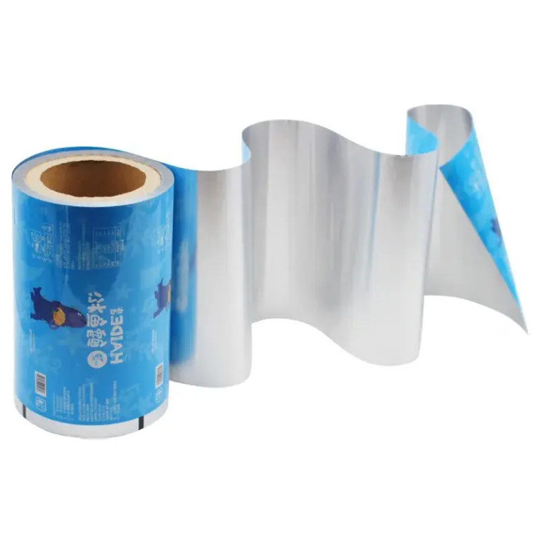 Custom Printed Heat Seal PET BOPP Plastic Roll Film Candy And Chocolate Food Packaging, Aluminum Foil Film Stock With Orders