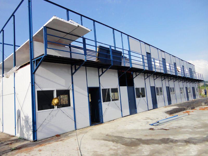 eco-friendly durable gable roof kit prefabricated steel house parts australia