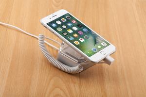 Quality COMER anti-theft desktop display holder cable locking devices for cellphone retail stores wholesale