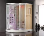 Wet Steam Bathroom Shower Enclosure Sauna Ozone Disinfection
