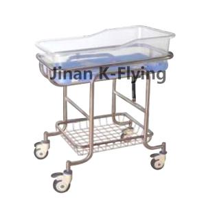 Quality Strong Air Permeability Tilt Hospital Crib Bed Stainless Steel wholesale