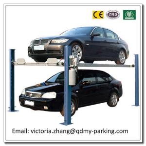 Quality On Sale! Cheap Double Car Parking System Four Post Parking Lift Garage Parking Equipment wholesale