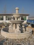 Big Statue Carved Stone Marble Water Pool Fountain Outdoor