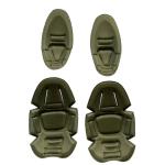 Basic Protection Features Flexible Frog Knee and Elbow Pads for Outdoor