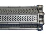 High Load Stainless Steel Perforated Slatted Conveyor Belt Plate Chain