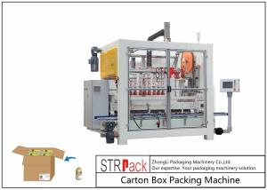 Quality High Speed Bottle Carton Packing Machine Servo Control For Bottle Filling Line wholesale