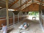 50x50mm Wire Mesh Portable Horse Stable