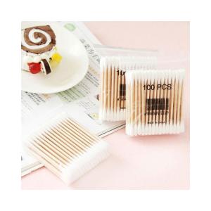 Quality Daily Use Wooden Cotton Buds Multi Process Disinfection And Sterilization wholesale