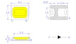 High Lumen Led Chip Smd Rgb Full Spectrum 18v 30ma
