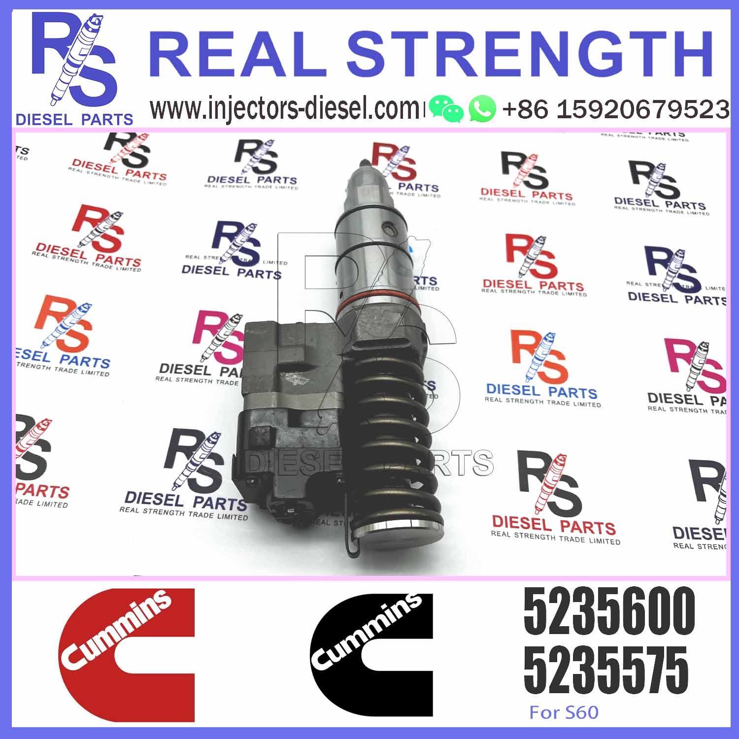Common Rail Fuel Injectors Nozzle RB5235580 R5237650 R5237099 4991754-D4 4991752-B5 5235600 for Detroit Series 60 12.7L