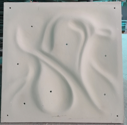 1000mm*1000mm*50mm*8T Steel Panel Rock Climbing Walls with Weather-resistant Material