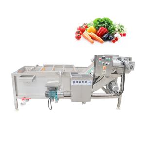 China washing machine for salad vegetable  large vegetable cleaning line Multi-functional fruit and vegetable cleaning machine on sale