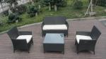 4pcs cheap KD wicker furniture