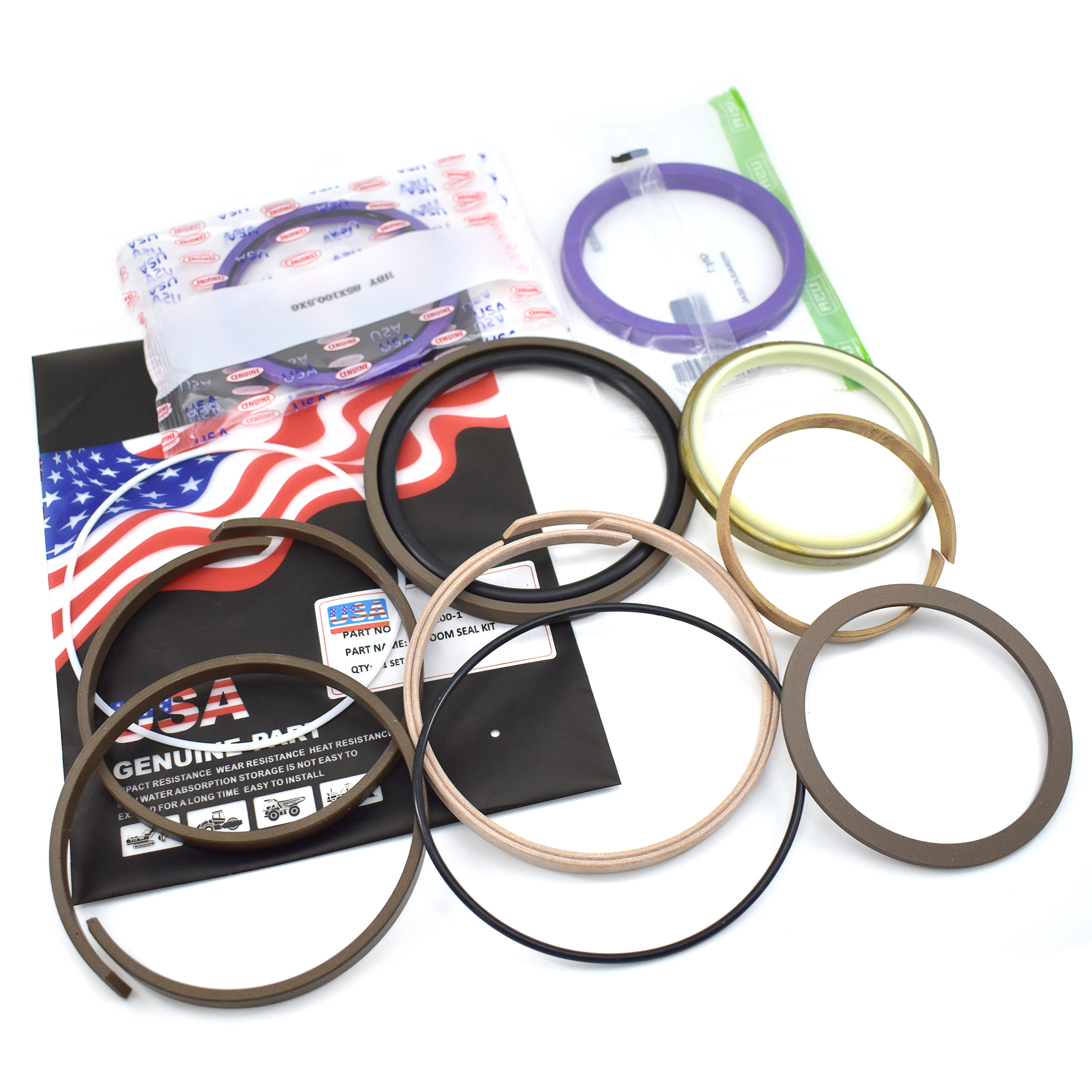Excavator EX200-1 4206018 Boom Cylinder Seal Kit Hitachi Spare Part Repair Seal Kit Boom
