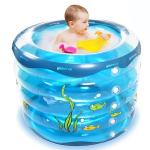 New Kids Baby Swimming Pools Inflatable Bathtub Toddler Water Fun 5-Ring Pool