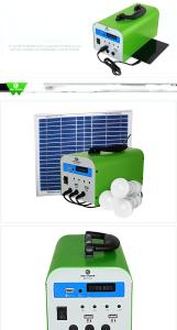Quality Mobile solar small system with player radio household emergency lighting power supply wholesale
