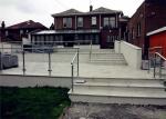 Balcony Apartment Design Stainless Steel Glass Railing Balustrdae Brushed /