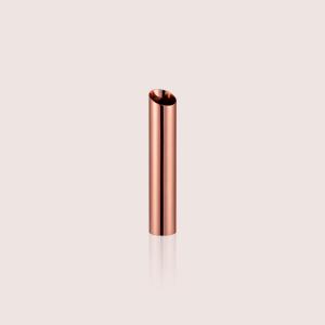 Quality Custom Design Aluminum Makeup Parts Middle Bundle Of Lipstick Top Materials wholesale
