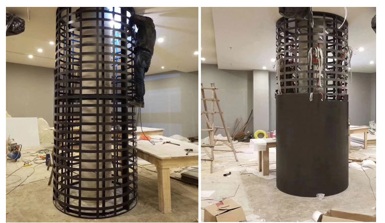 Indoor Flexible Modules P1.86mm Creative LED Display for Building Facades with High Brightness and High Definition