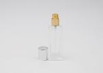 Portable Square Perfume Spray Bottle Transparent Flat Shoulder 30ml Glass