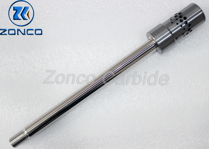 YG8 Tungsten Carbide Components Valve Push Rod Abrasion Resistance