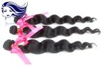 Light Black 18inch Human Hair Extensions Peruvian Deep Wave Virgin Hair