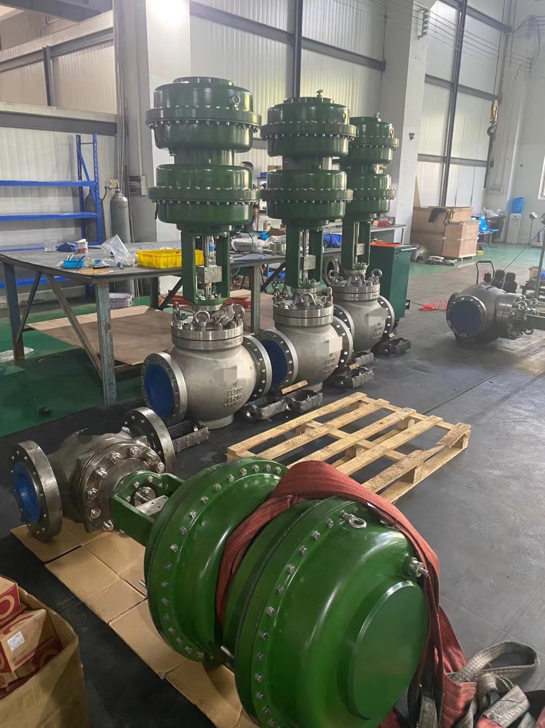 Piston Operated Valve Actuator Linear Pneumatic Actuators SS304 SS316