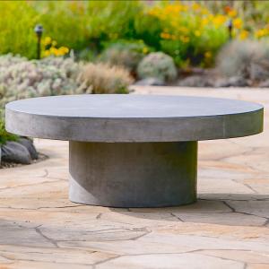 Quality Outdoor Fiber Cement Furniture GRC Concrete Table With Sturdy Legs wholesale