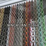 Aluminum Double Hook Chain Link Curtain , Aluminum Chain Door Curtain