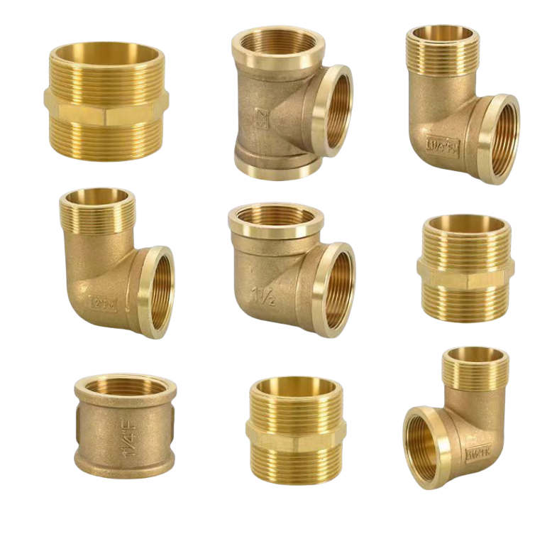 C10200/C11000/C12000/C12200/TU1/TU2/T2 Compatible Custom All-thread Copper Tub Faucet with Round Head and Quick Connector