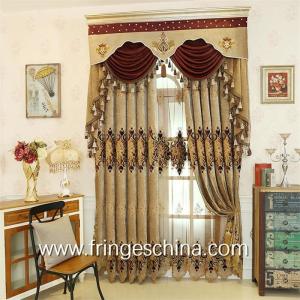 Quality European Style Home Textile Blackout Jacquard Embroidery Window Curtain wholesale