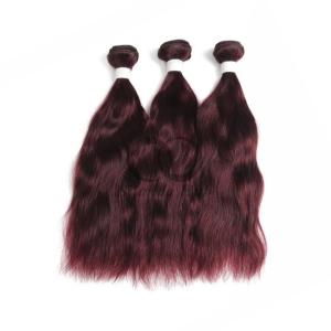 Quality #99J Dark Wine Natural Wave Remy Human Hair Bundles Sew In Weave Bundles Brazilian Bundle Deals wholesale