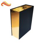Bookshape Black Color Decorative Cardboard Gift Boxes Paper Material 1000g