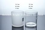 glass candle holder for home decoration