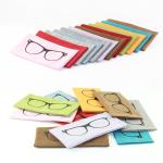 Clip pu leather sunglasses case glasses packaging box