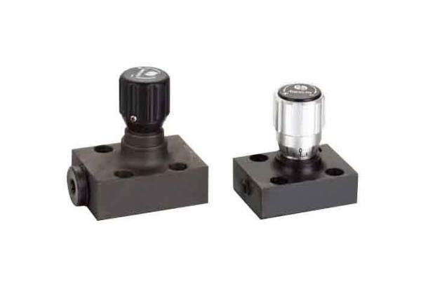 Solenoid Tubular Horizontal Hydraulic Control Valves 10MPa NBR One Way Throttle