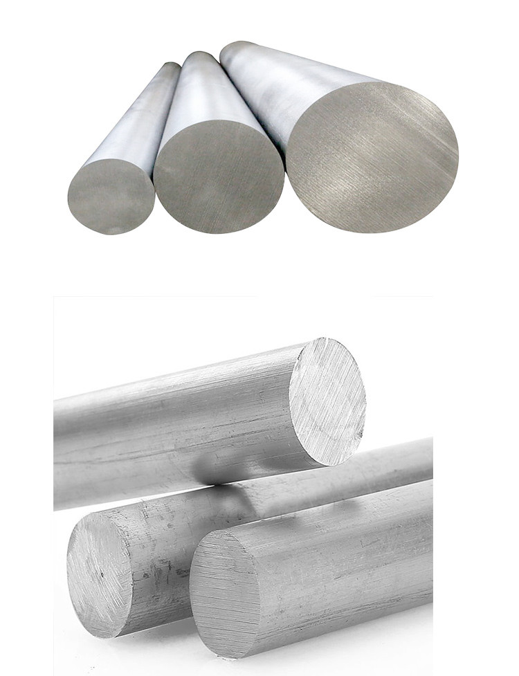 Customized Pure Aluminum Alloy Rod Extruded Drawn 6061 6063